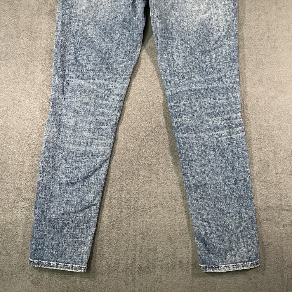 American Eagle Jeans Blue Women’s Size 2 Cotton Tomgirl Distressed Casual - Picture 11 of 13